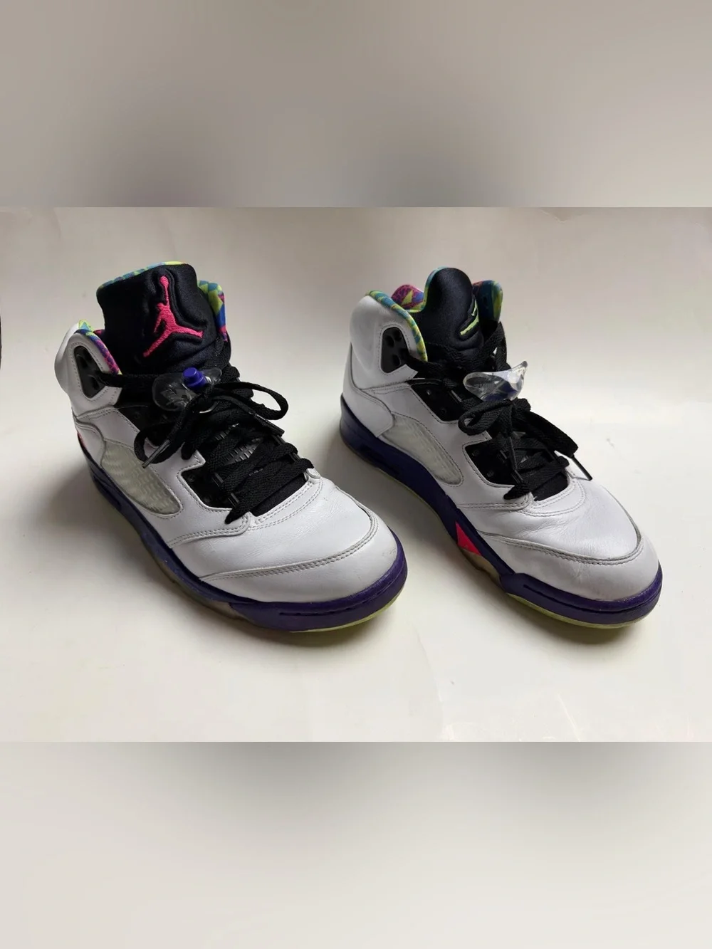 Nike Air Jordan 5 Retro Alternate Bel Air DB3335–100 OG V White Purple Men’s 9.5